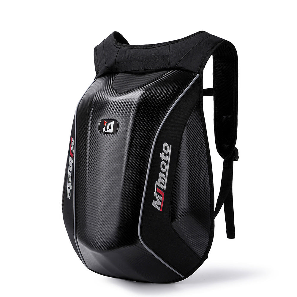 MJMOTO Large Carbon Fiber Motorcycle Helmet Backpack