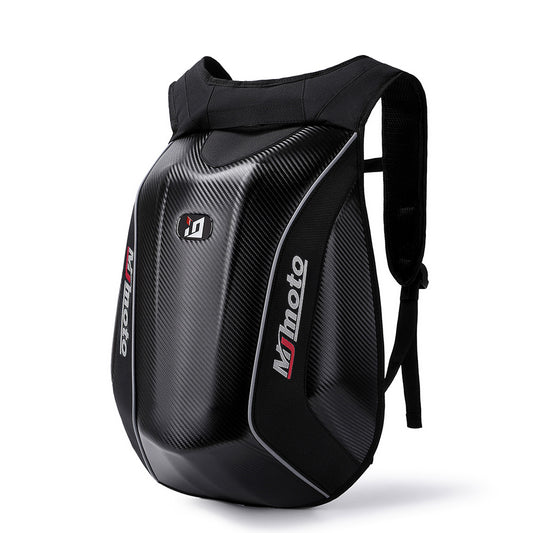 MJMOTO Large Carbon Fiber Motorcycle Helmet Backpack