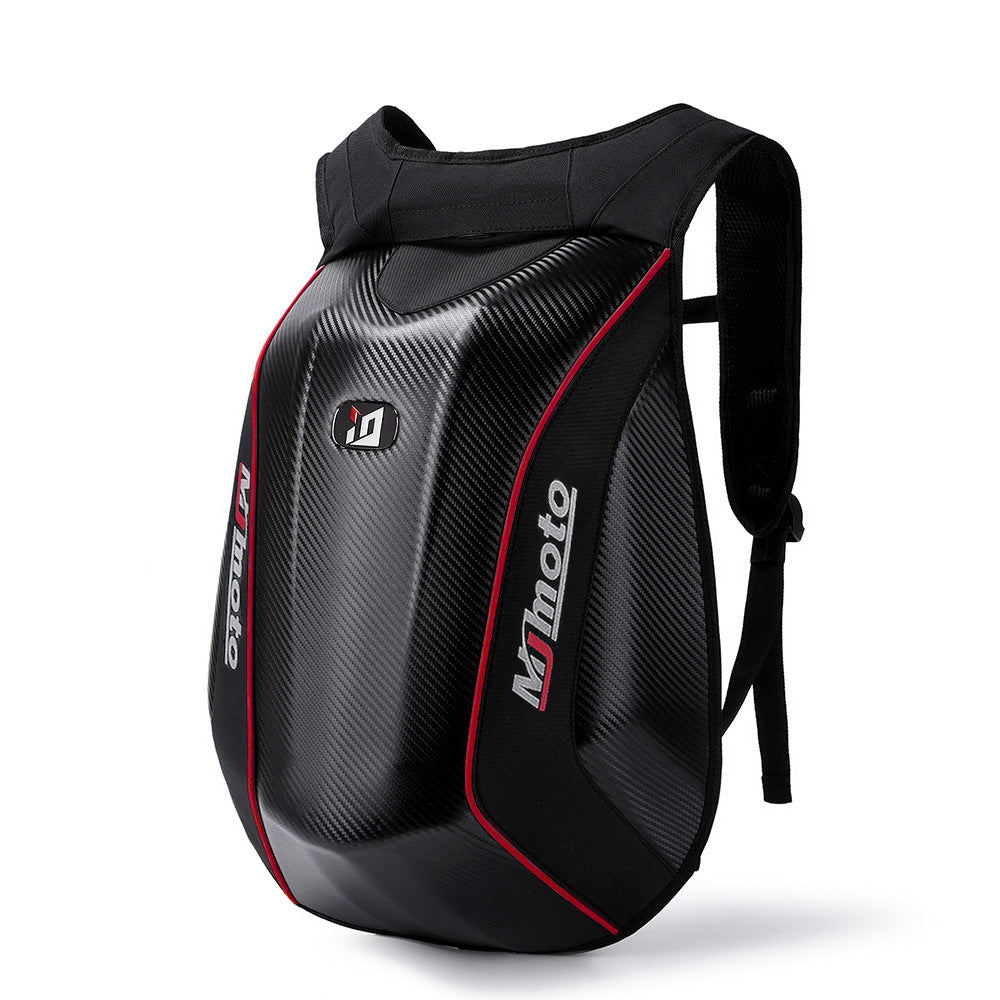 MJMOTO Large Carbon Fiber Motorcycle Helmet Backpack