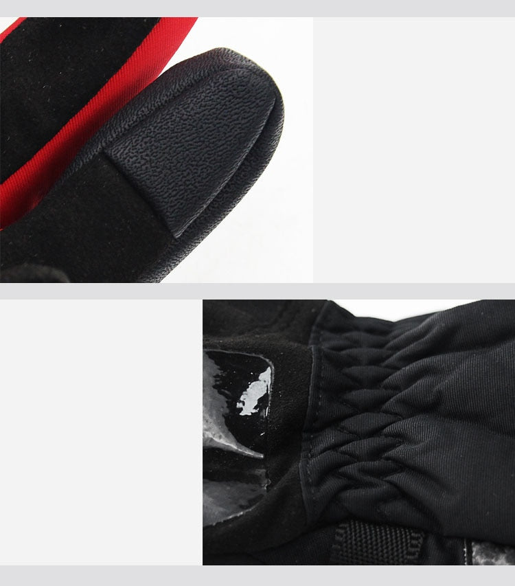 Winter Waterproof Warm Motorcycle Riding Gloves for Men
