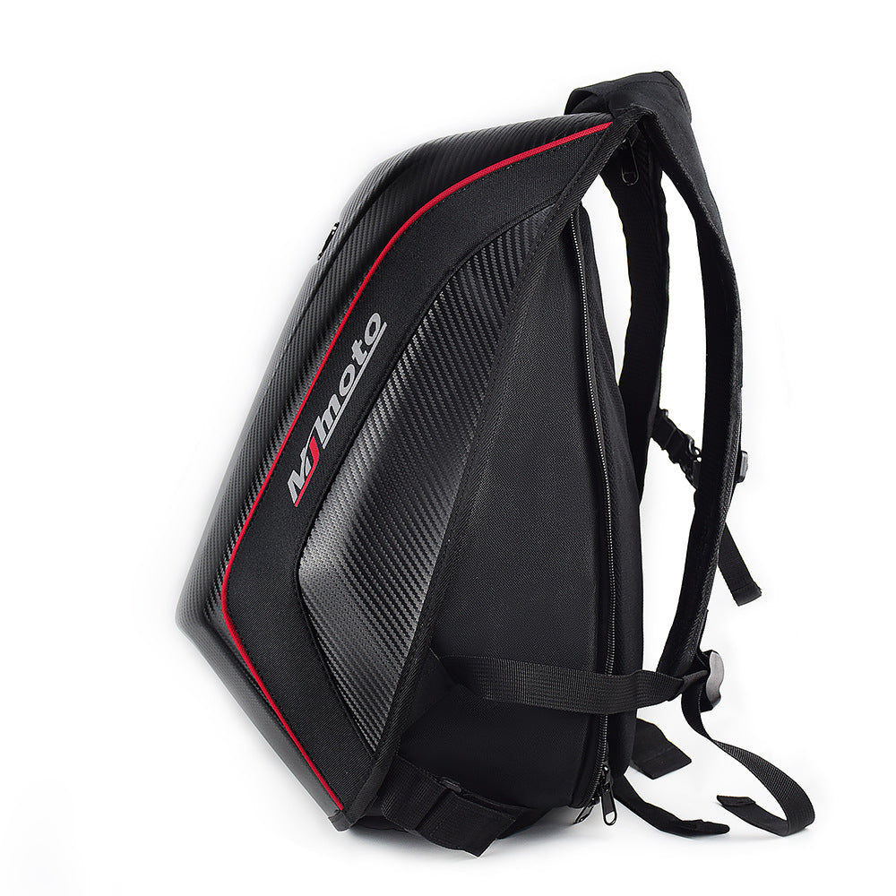 MJMOTO Large Carbon Fiber Motorcycle Helmet Backpack